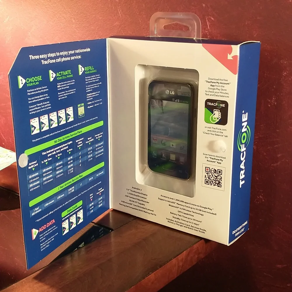 LG TracFone Optimus Fuel Android Smartphone - NIB (2 Units for sale)